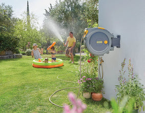 Hozelock Pro Auto-reel Wall-mounted Grey Auto Hose reel & hose (L)30m - Prevents Kinks & Tangles image 2