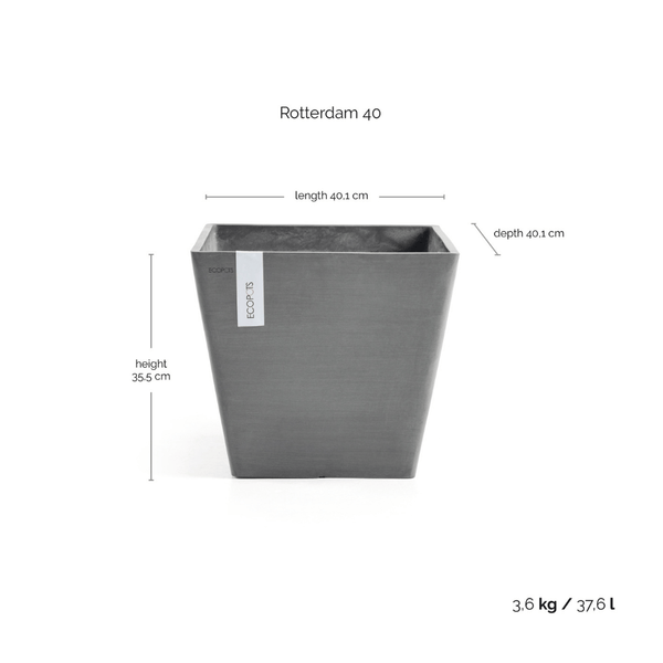 Ecopots Rotterdam Grey
